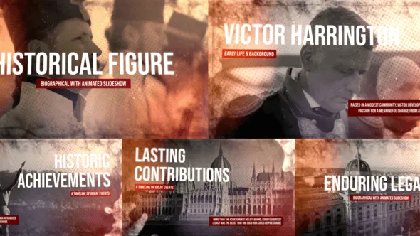 Videohive - Historical Figures Biographical with Animated Slideshow - 64745535 1 Videohive Historical Figures Biographical with Animated Slideshow 64745535