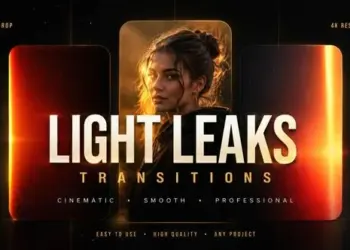 Videohive Light Leaks Transitions 64824430