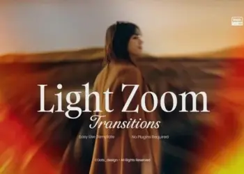 Videohive Light Zoom Transitions 64856521