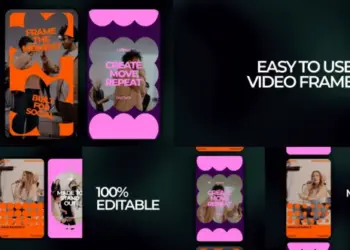 Videohive Modern Content Frames for Vertical Videos 64745554
