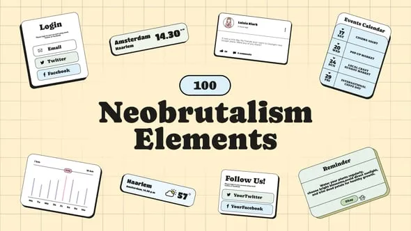 Videohive - Neobrutalism Elements - 64666148 1 Videohive Neobrutalism Elements 64666148