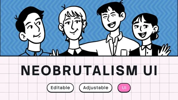 Videohive - Neobrutalism UI - 64572912 1 Videohive Neobrutalism UI 64572912