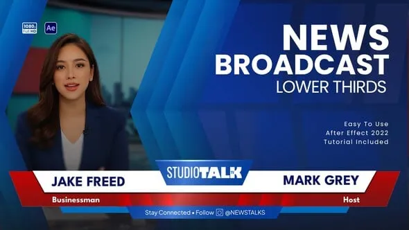 Videohive - News Broadcast Lower Thirds - 64545463 1 Videohive News Broadcast Lower Thirds 64545463