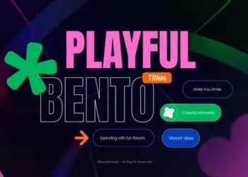 Videohive Playful Bento Title 64874407