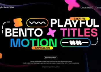 Videohive Playful Bento Titles 64974157