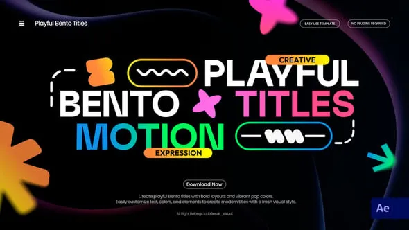 Videohive - Playful Bento Titles - 64974157 1 Videohive Playful Bento Titles 64974157