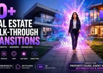 Videohive Real Estate Walk Through Transitions After Effects 64397052