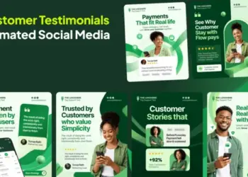 Videohive Reels Customer Testimonials Animated Video 64896911