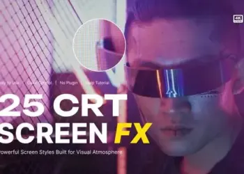 Videohive Retro CRT Screen Effects 64972306