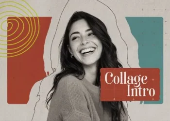 Videohive Retro Paper Collage Intro 64682555