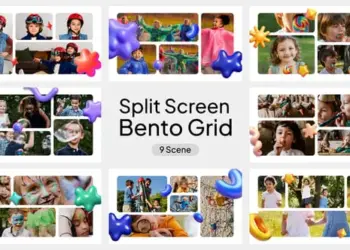 Videohive Split Screen Bento Grid 64776625
