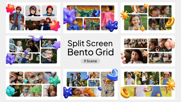 Videohive - Split Screen Bento Grid - 64776625 1 Videohive Split Screen Bento Grid 64776625