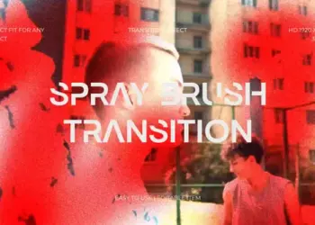Videohive Spray Brush Transition 64857733