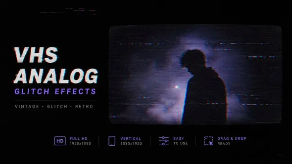Videohive - VHS Analog Glitch Effects - 64874111 1 Videohive VHS Analog Glitch Effects 64874111