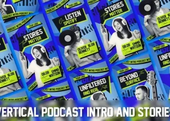 Videohive Vertical Podcast Intro Instagram Stories 64710513