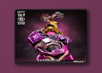 Wicked – Rogue Sculpture – 3D Print Model STL 2