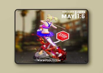 Yongblood Sculpture – Juliet Starling – 3D Print Model STL