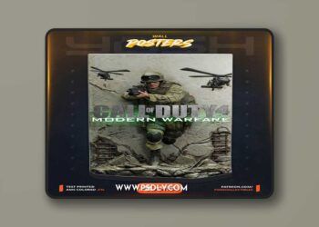 Yosh Studios – Call of Duty 4 Poster – 3D Print Model STL