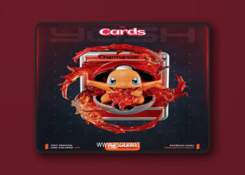 Yosh Studios – Fire Card – 3D Print Model STL