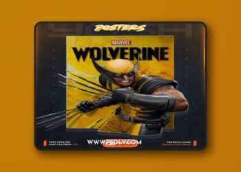Yosh Studios – Wolverine PS5 Poster – 3D Print Model STL