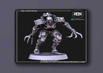 ZBS Miniatures – Hazard Automata – Stalkers – 3D Print Model