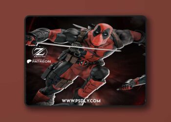 Zenith Studios – Deadpool – 3D Print Model STL