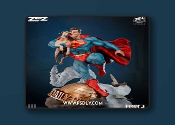 Zenith Studios – Superman and Krypto Bust – 3D Print Model