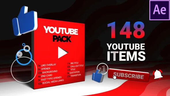 Videohive - Youtube Pack - 24768030 1 download 2