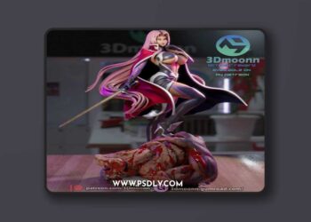 3DMoonn – Ingrid NSFW – 3D STL Print Model