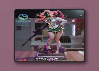 7x Anime Cult STL Nude Version – Fan ACGN Pack 5