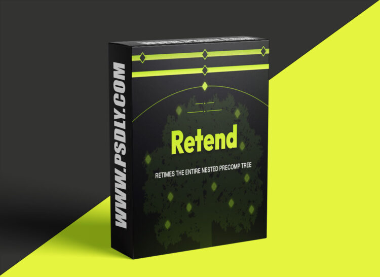 Aescripts - Retend v1.5 1 Aescripts Retend v1.1