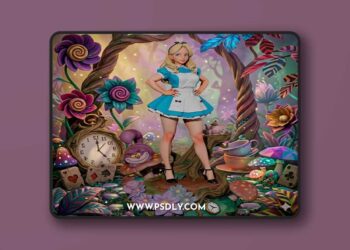 Alice in Wonderland – 3D Print Model STL