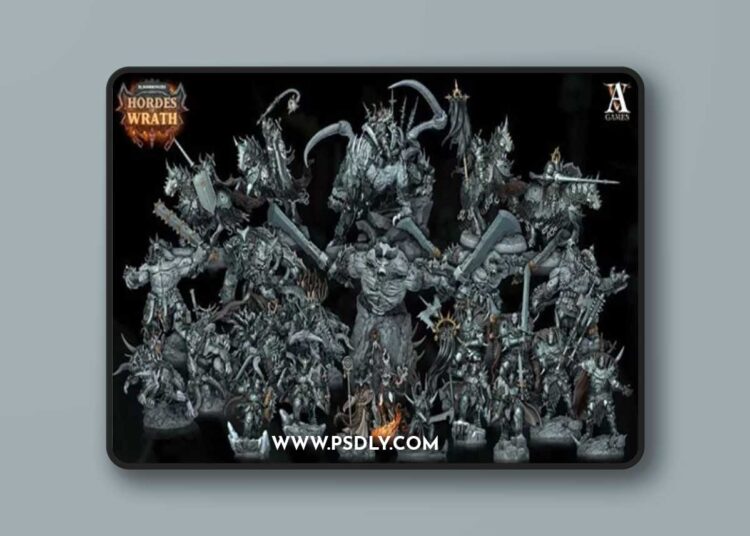 Archvillain Games – Bloodbringers – Hordes of Wrath April 2023 – 3D Print Model STL 1 Archvillain Games – Bloodbringers – Hordes of Wrath April 2023 – 3D Print Model STL