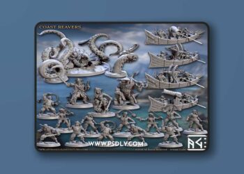 Artisan Guild – Coast Reavers July 2026 – 3D Print Model STL 1