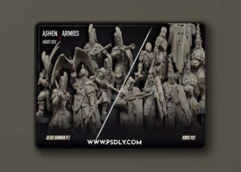 Ashen Armies August 2026 – 3D Print Model STL