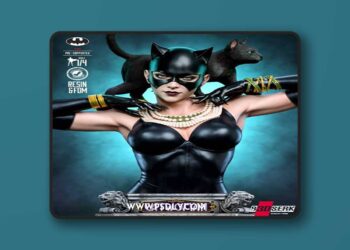 B3DSERK – Catwoman Bust – 3D Print Model STL