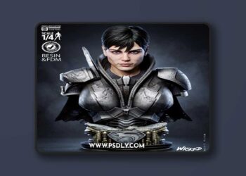 B3DSERK – Faora Ul Portrait Bust – 3D Print Model STL
