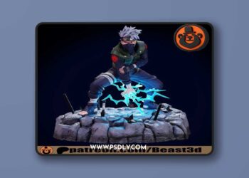 Beast3D – Kakashi Hatake – 3D Print Model STL