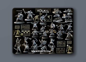 Bestiarum Miniatures – The Watchful Militia July 2026 – 3D Print Model STL