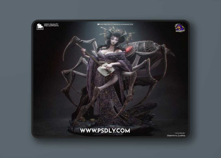 Bulkamancer Sculpts – Jorogumo – Yokai Collection – 3D Print Model STL 1 Bulkamancer Sculpts – Jorogumo – Yokai Collection – 3D Print Model STL