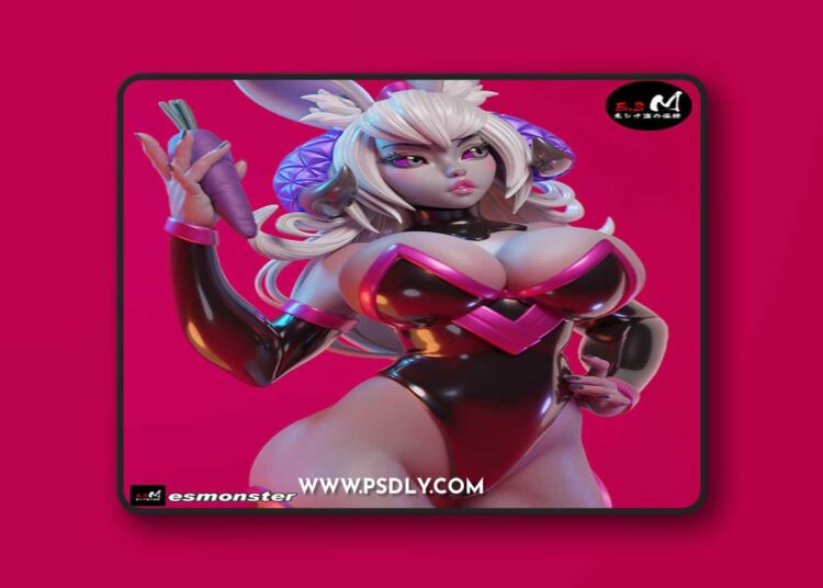 Bunny Empress Celestine + NSFW – 3D STL Print Model 1 Bunny Empress Celestine NSFW – 3D STL Print Model