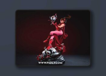 CA 3D Studios – Scarlet Witch – 3D Print Model STL