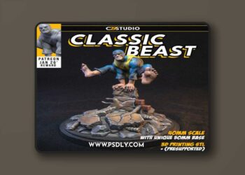 Classic Beast – 3D STL Print Model