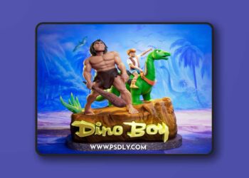 Dino Boy Uel Winner – 3D STL Print Model
