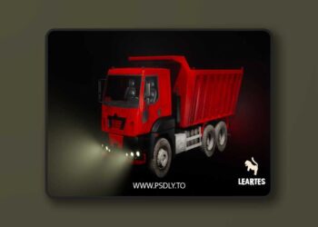 Driveable / Animated Construction Truck 02 (Driveable Construction Truck Truckk) (4.27 and 5.0 – 5.8)