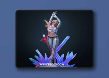 Emma Frost X men – 3D STL Print Model