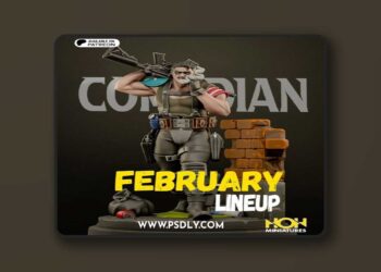 Hall of Heroes Miniatures February 2026 – 3D Print Model STL