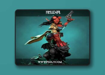 Hellgirl – 3D STL Print Model