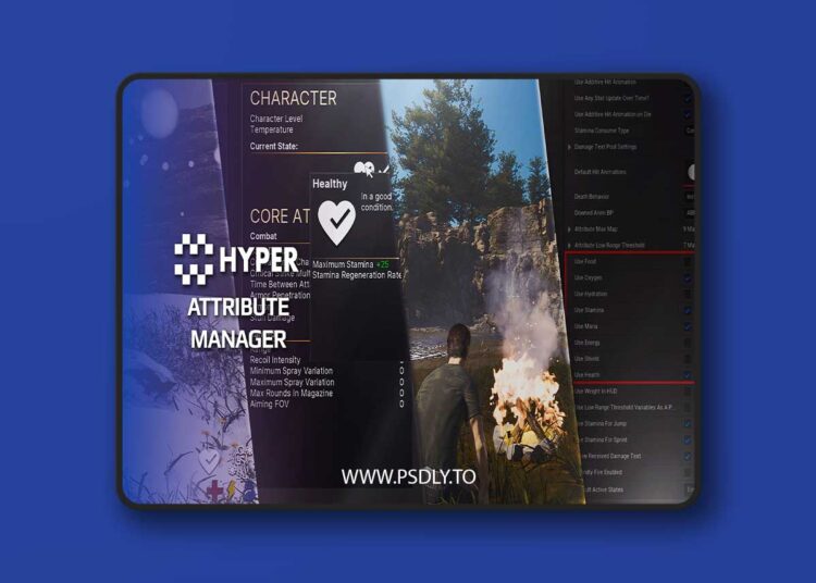 Hyper Attribute Manager v4 (5.8) for Unreal Engine 1 Hyper Attribute Manager v4 (5.8)