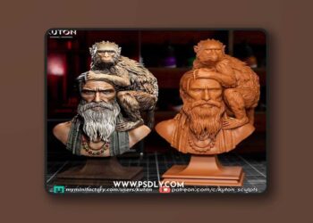 Kuton Figurines – Girish And Bandar – 3D Print Model STL